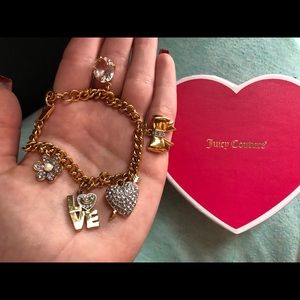 *Sale* Juicy Couture Gold Charm Bracelet